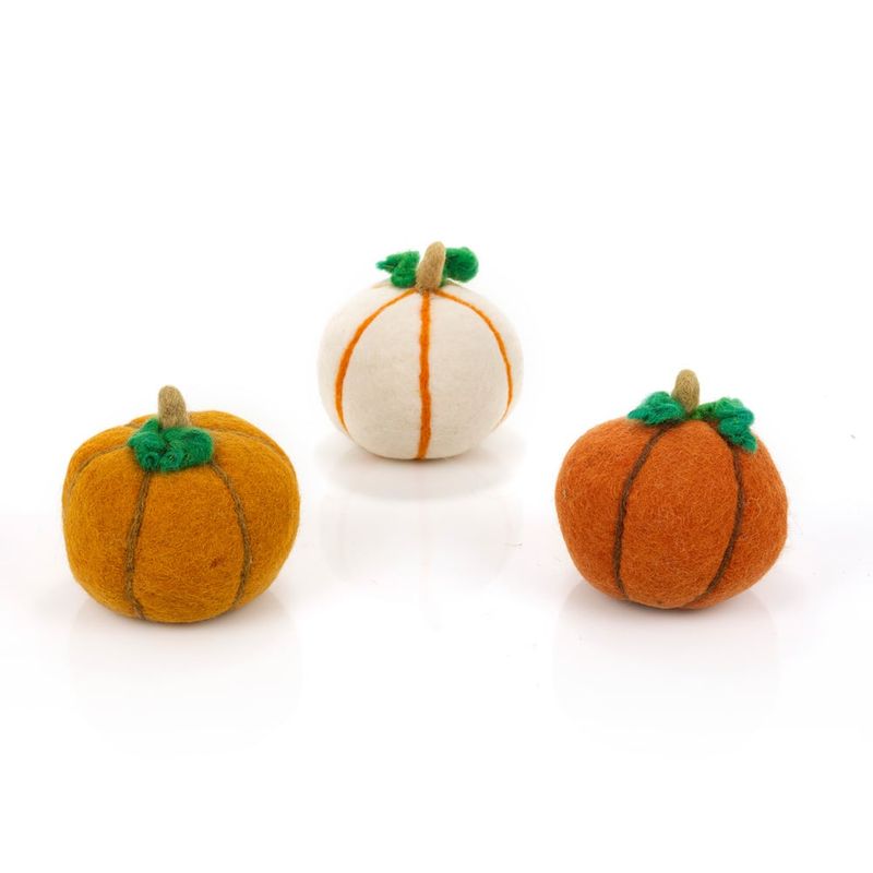 Handmade Felt Pumpkin