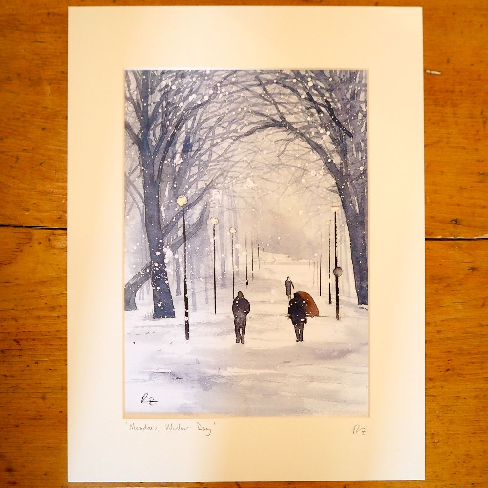 Meadows Winter Day Print