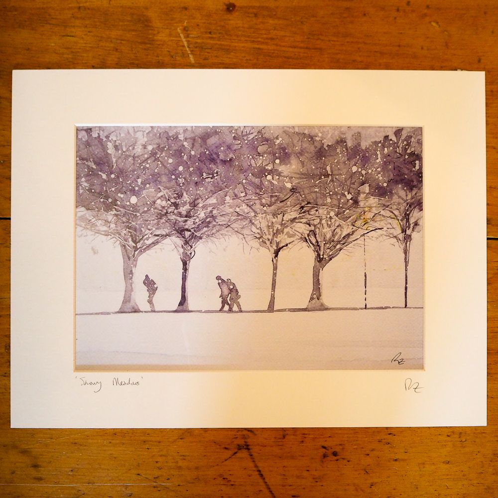 Snowy Meadows Print