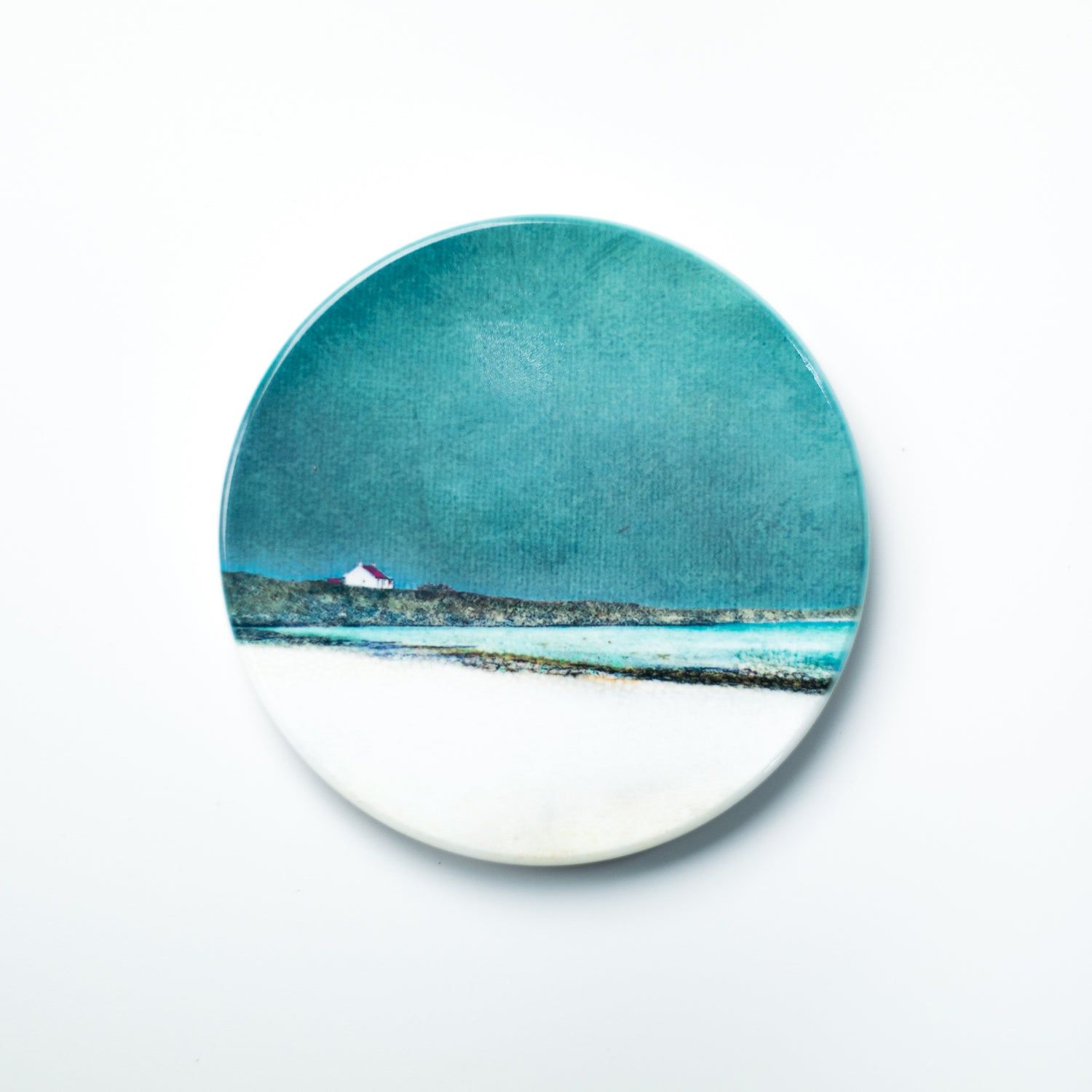 Ceramic Coaster, Style: Barra Red Croft