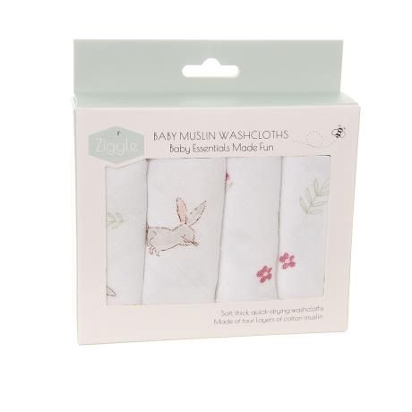 Muslin Washcloths, type: Bunnies