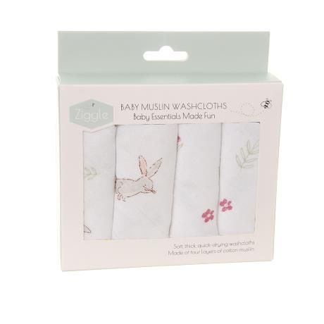 Muslin Washcloths, type: Bunnies