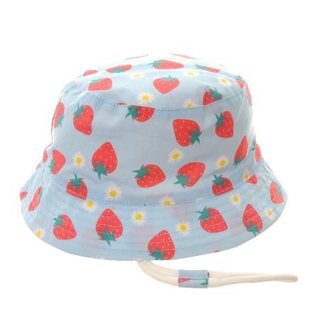 Babies Sun Hat, Size: 0-12 Months, Style: Strawberries