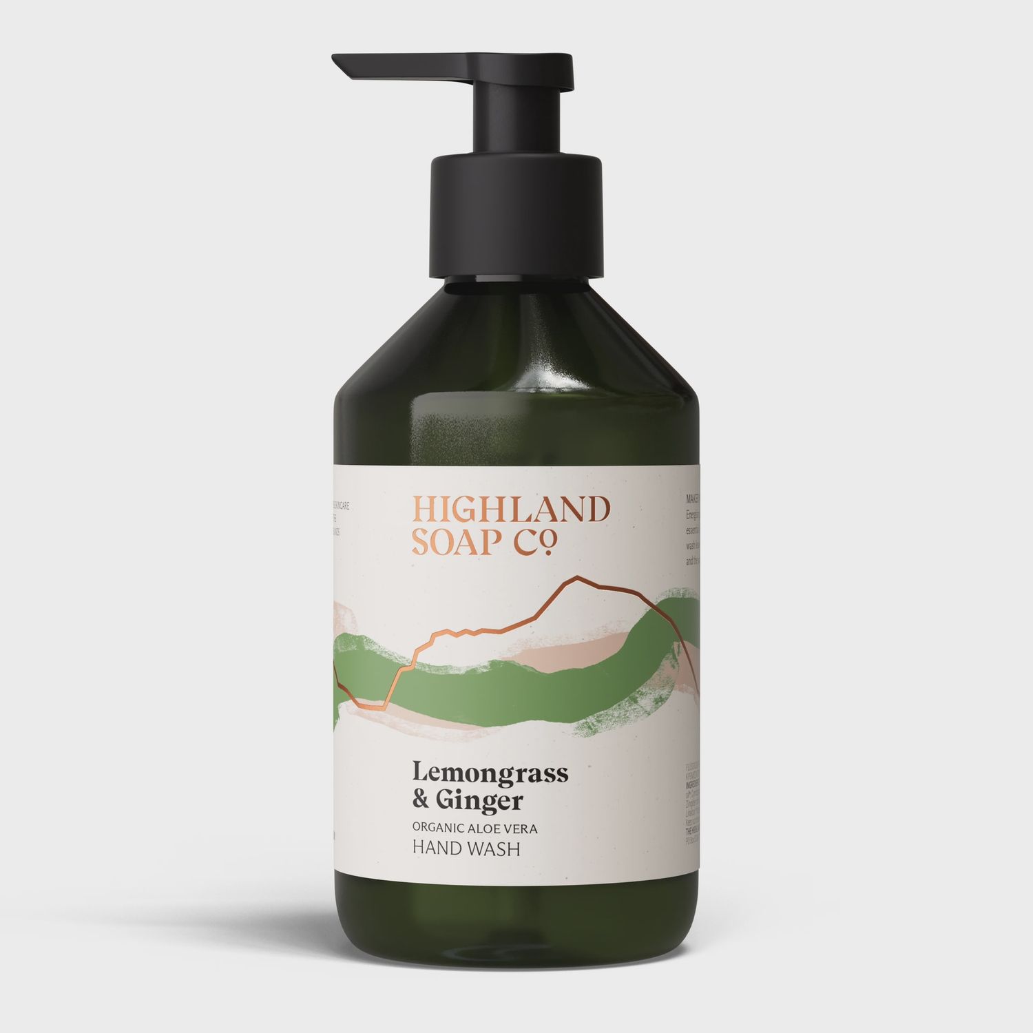 Organic Hand Wash, scent: Lemongrass and Ginger