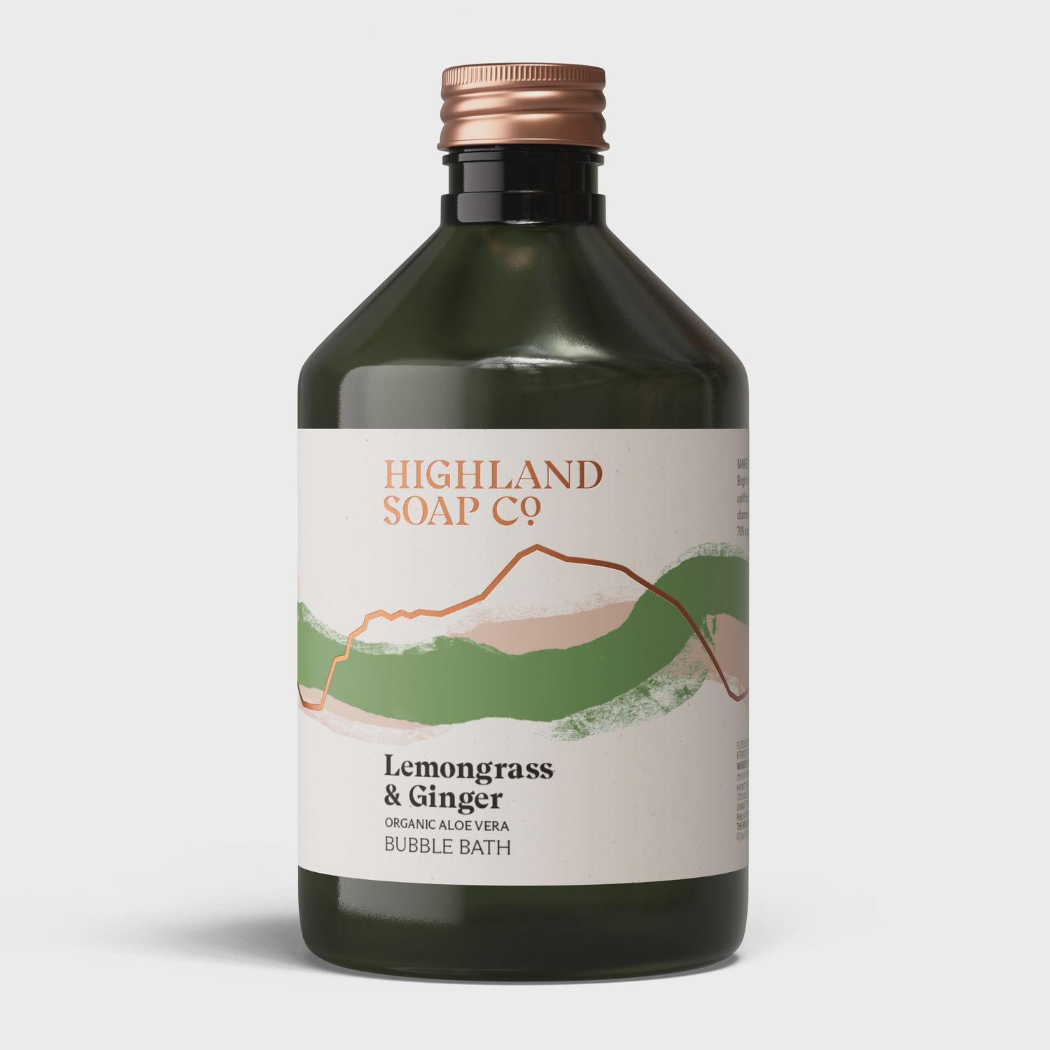 Organic Bubble Bath, scent: Lemongrass and Ginger