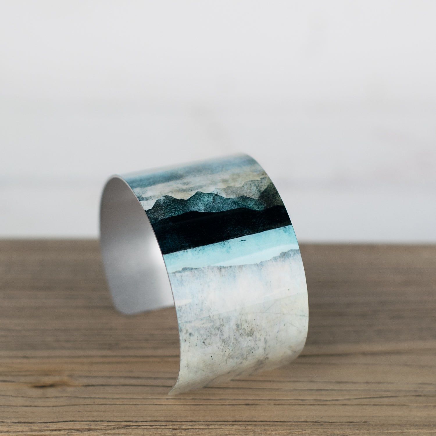 Aluminium Bangle, type: Skye from Bealach Na Ba Applecross