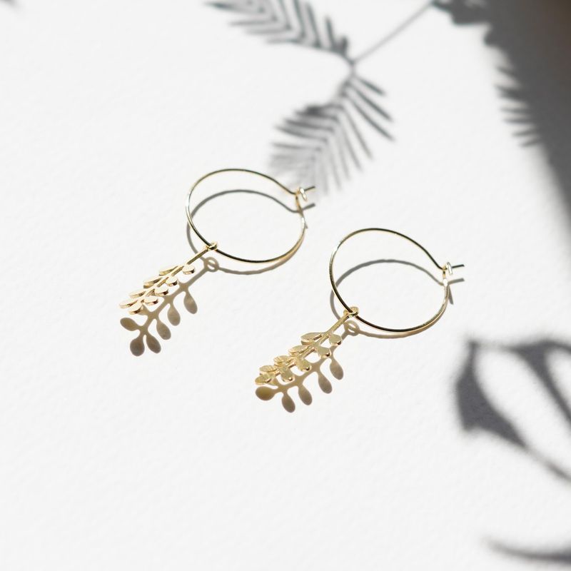Copper Bee Earrings