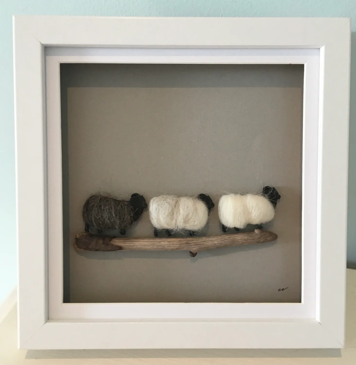 Woolly Sheep Picture, Size: Small