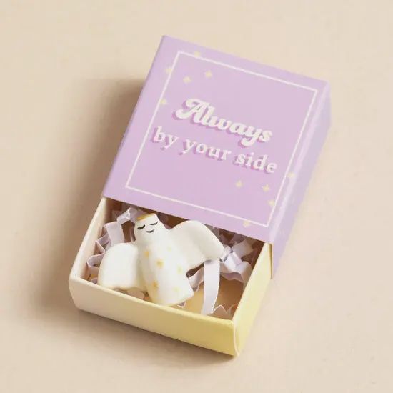 Tiny Matchbox Ceramic Tokens, type: Angel