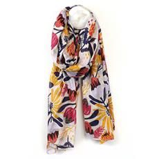 Organic Cotton Scarf, type: Yellow/Navy Summer Meadow