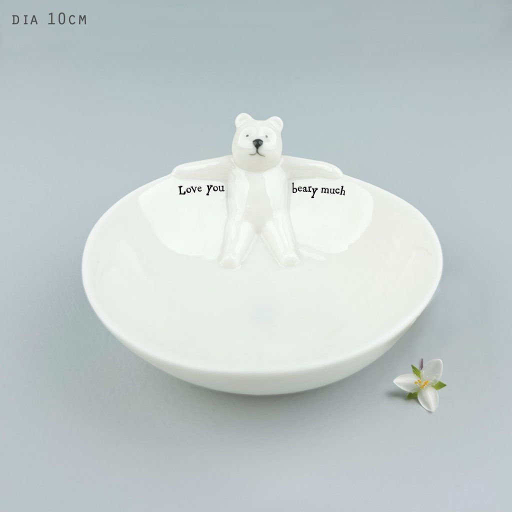 Medium Animal Bowl, type: Stretching Bear