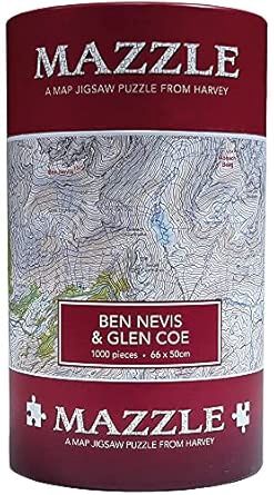 Mazzle 1000 pc Jigsaw Puzzle, type: Ben Nevis and Glen Coe