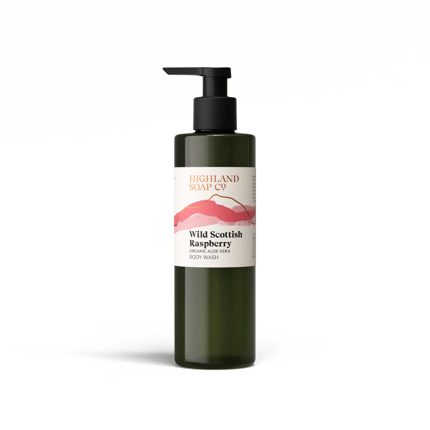 Highland Soap Co. Organic Body Wash, type: Wild Scottish Raspberry