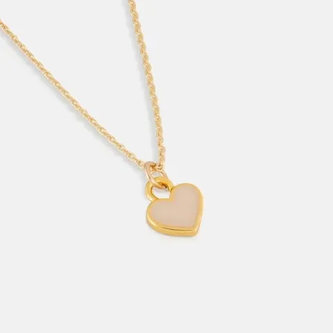 Latte Heart Necklace