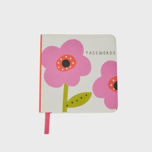 Belly Button Password Book, type: Mabel Mauve Flower
