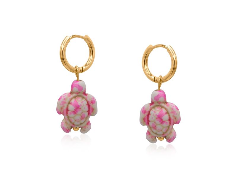 Sea Creatures Ceramic Charm Petite Earrings