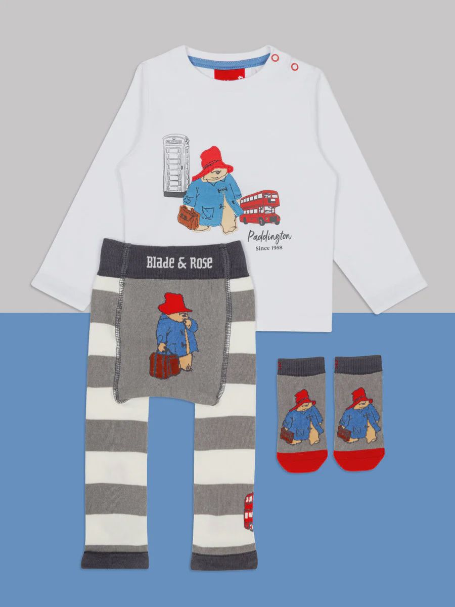 Paddington Loves To Travel Top], Size: 0-6 months