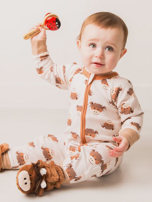 Neutral Hamish Zip Up Romper