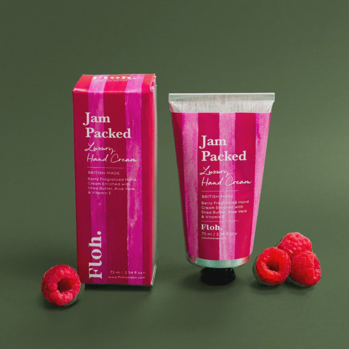 Floh Hand Cream, scent: Jam Packed ( Berry)