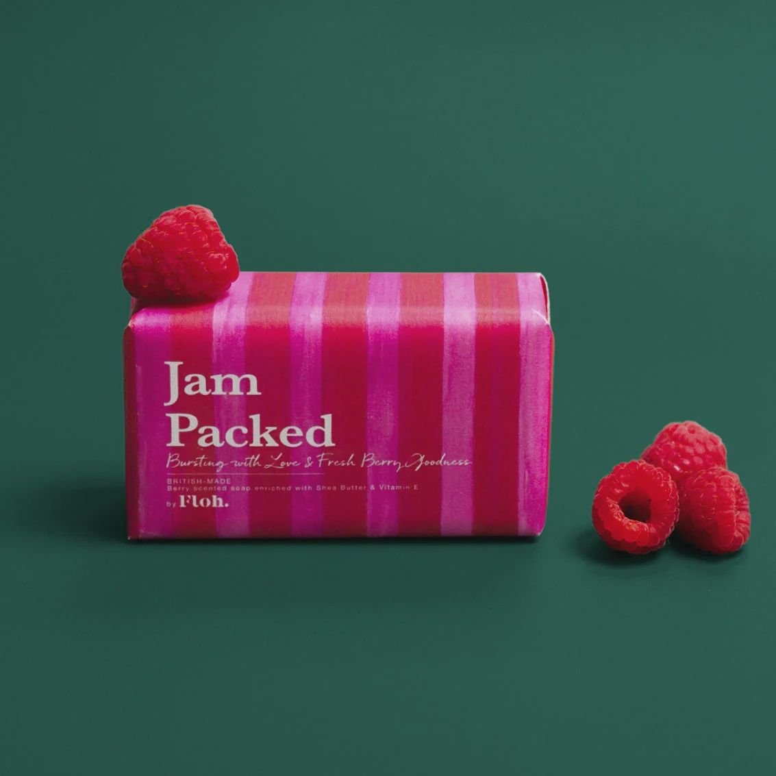 Floh Soap Bar, scent: Jam Packed ( Berry)