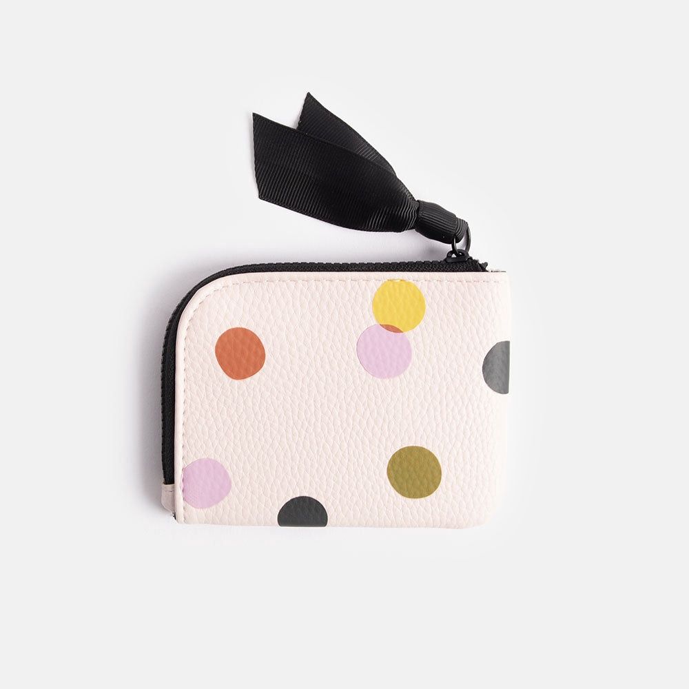 Pale Pink Dotty Range, type: Corner Purse