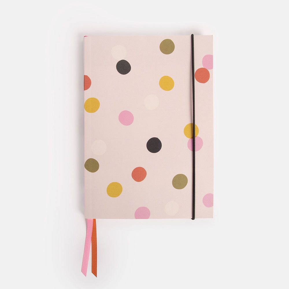 Pale Pink Dotty Range, type: A5 Notebook