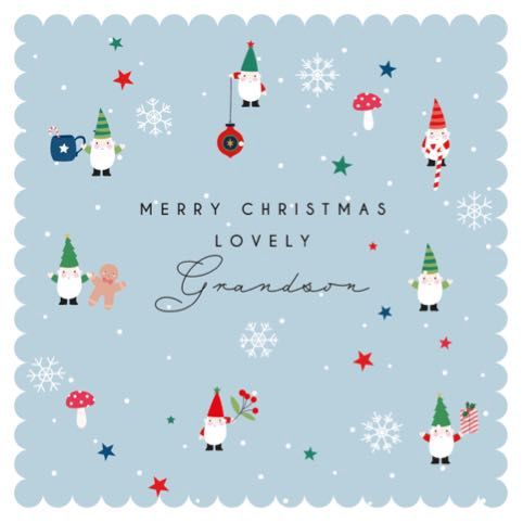 Ditsy christmas cards, Style: RelationFemaleGrandsonGonks