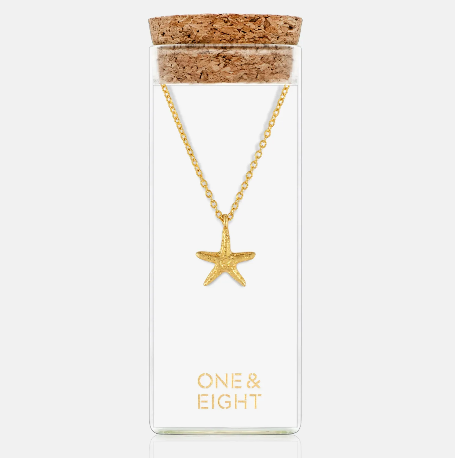 Gold Starfish Necklace