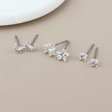 Aurora Earring Set - Silver Plated