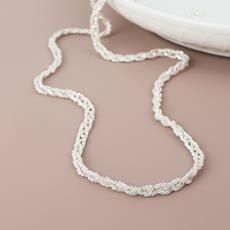 Willow Woven Silver Plated Jewellery, type: Necklace