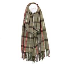 Hugo Tartan Recycled Scarf
