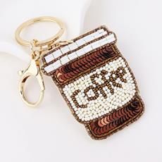 Coffee Cup Bag Charm/Key Ring, type: Coffee Cup