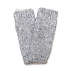Ashleigh Recycled Blend Marl Wrist Warmers, Colour: Grey