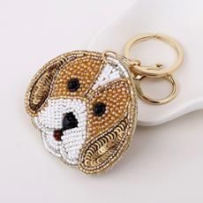 Puppy Face Bag Charm/Key Ring