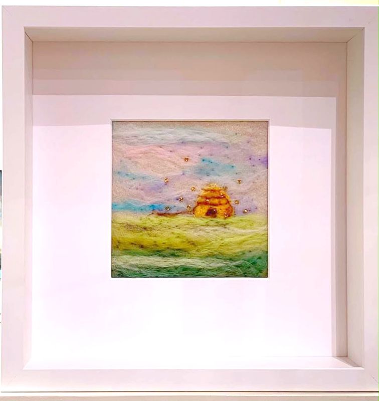 Needle felt  Framed Picture