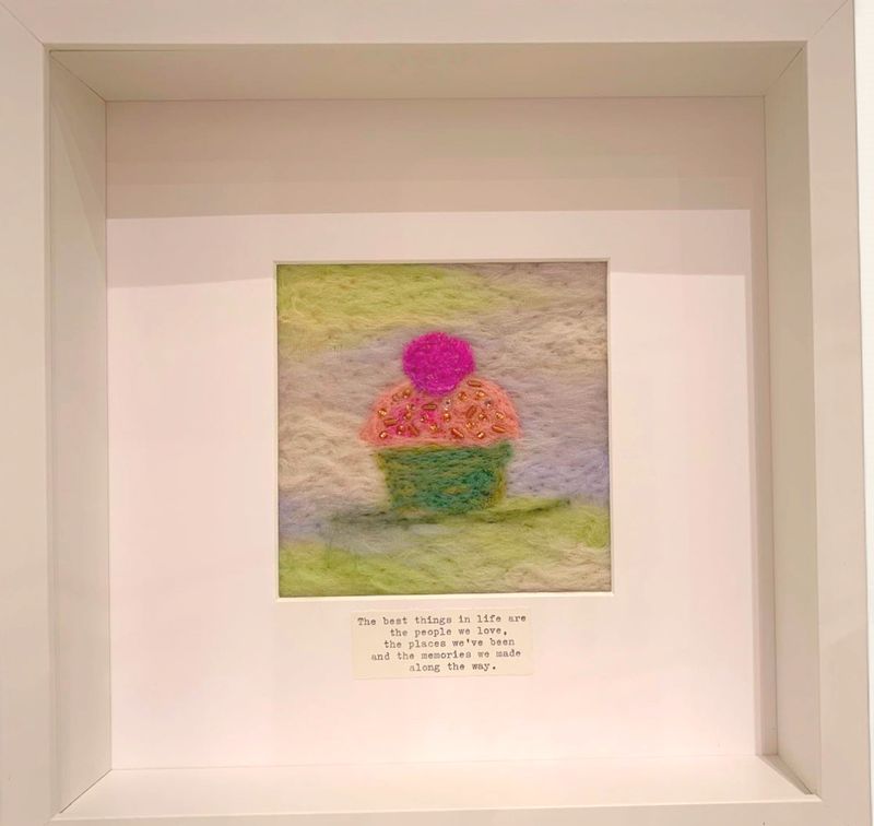 Needle felt  Framed Picture