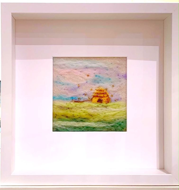 Needle felt  Framed Picture