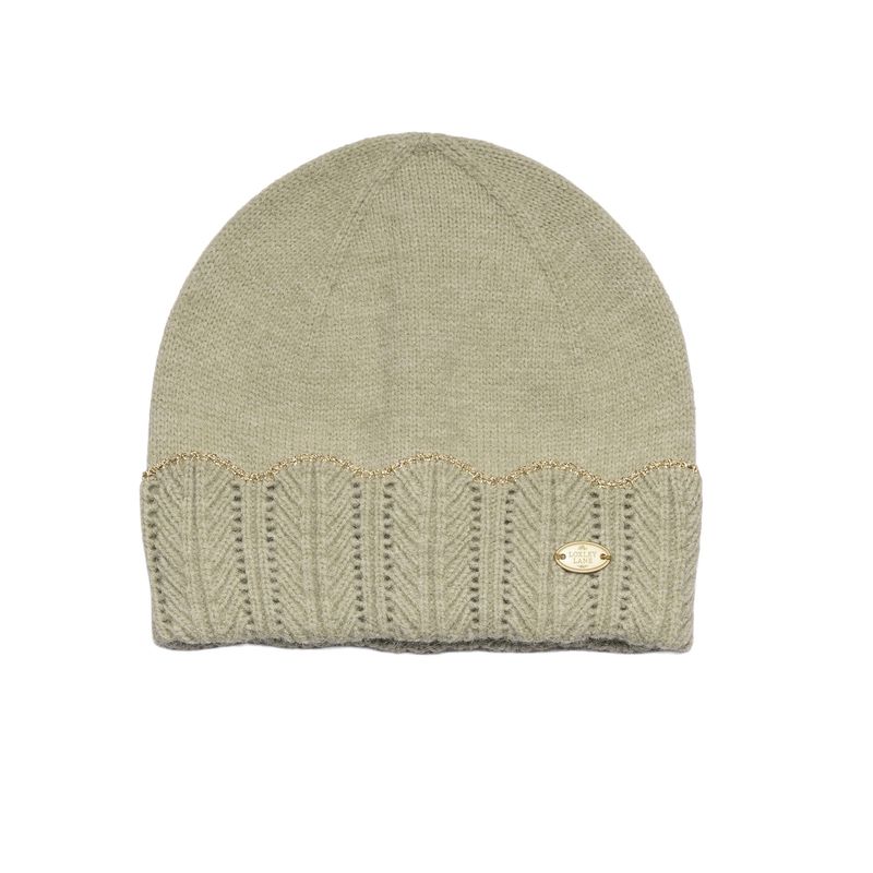 Beanie Hat Scalloped Edge