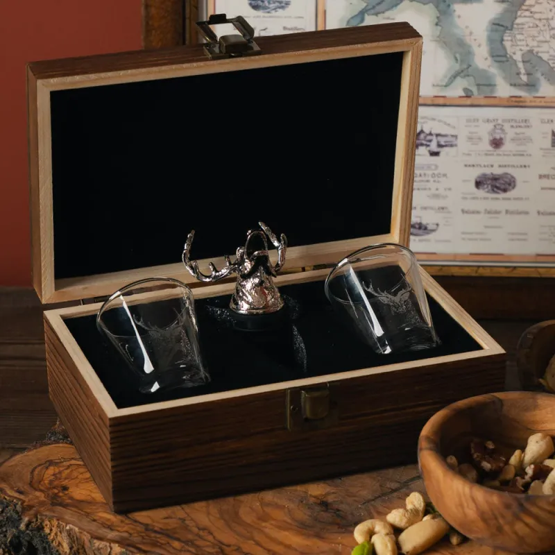 Drinks Pourer and Shot Glass Set