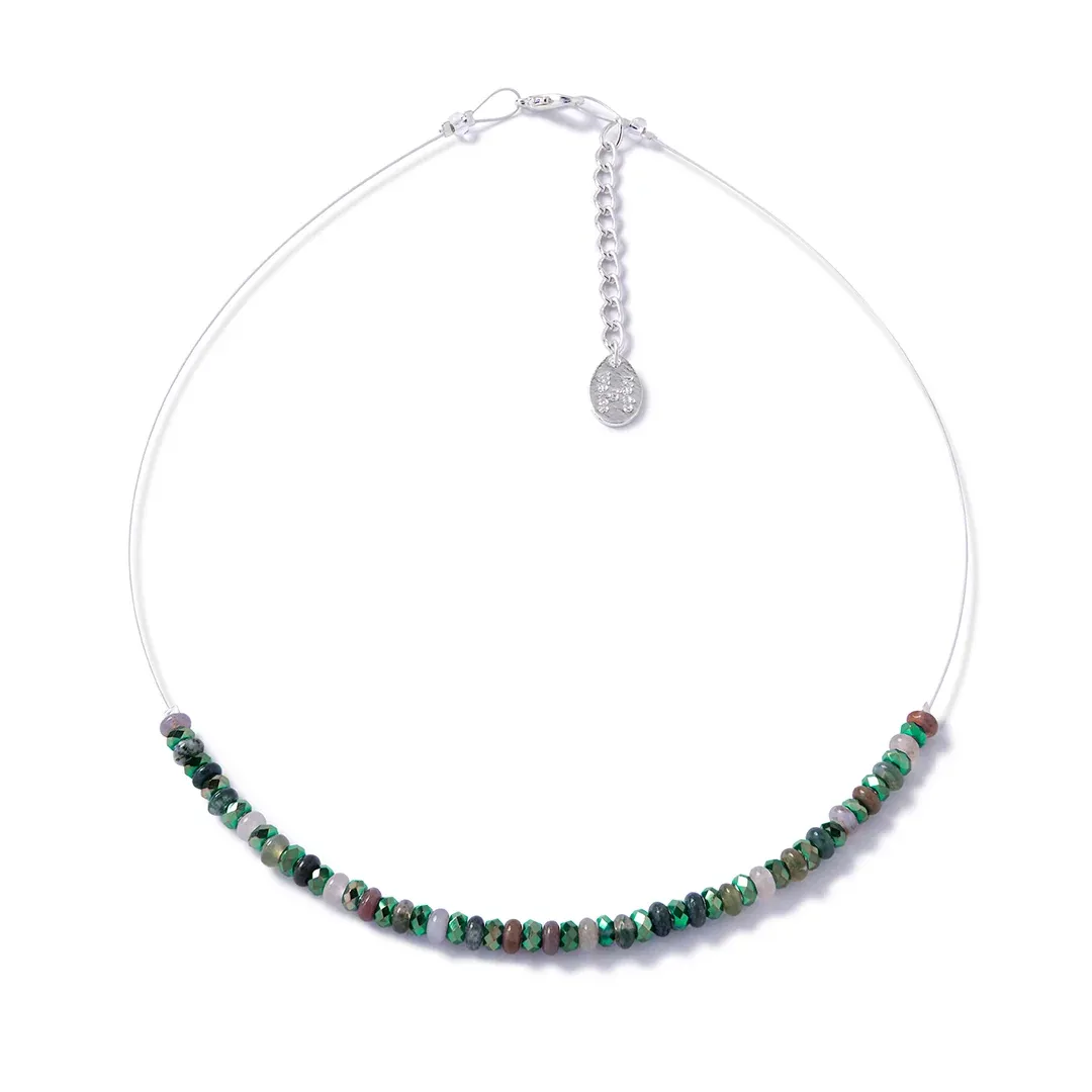 Moss Agate Jewellery, type: Links Necklace