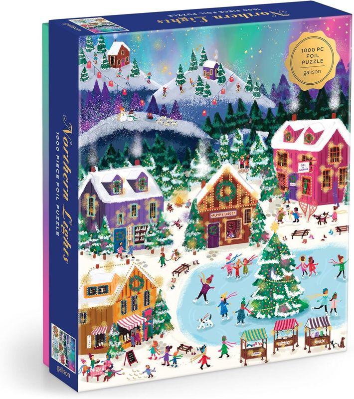 Northern Lights 1000 Piece Foil Jigsaw