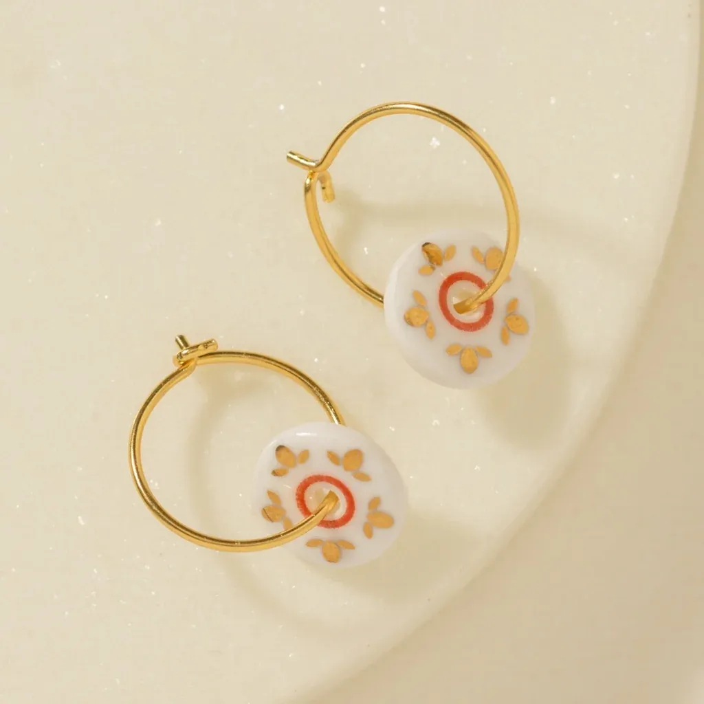 Cherry Leaf Earrings
