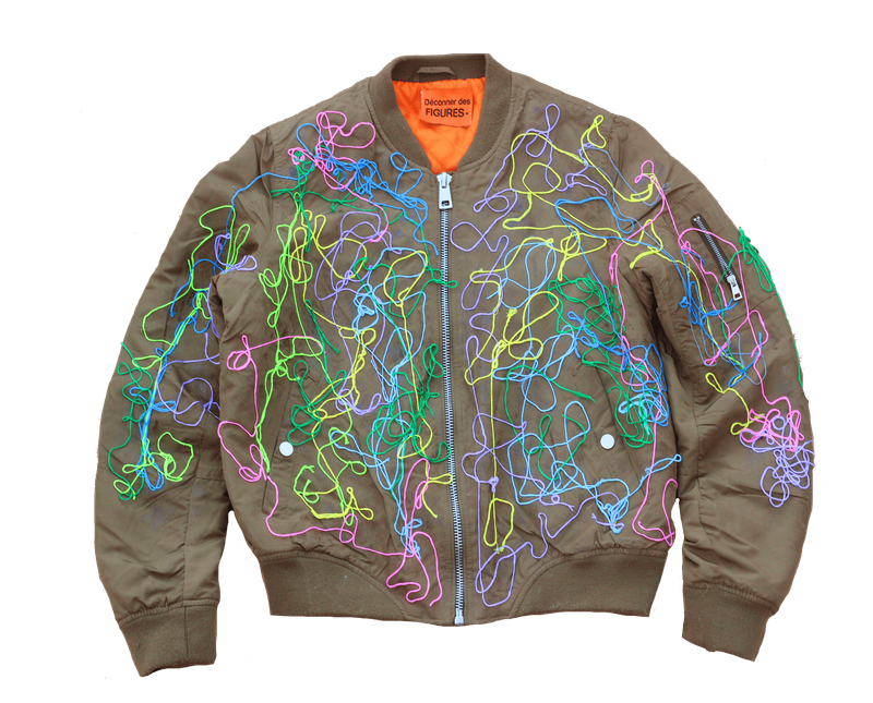 Colorful Embroidery Strings Jacket