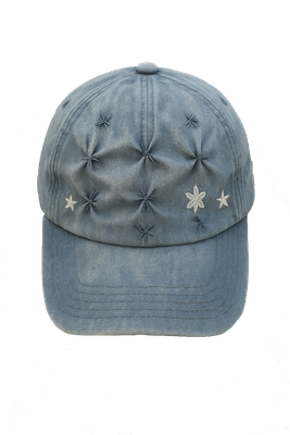 Star embellished  Denim cap