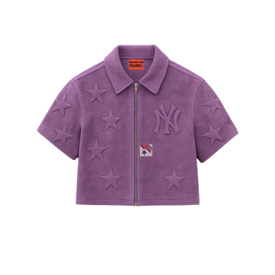 Suede Embossed Stars Shirt