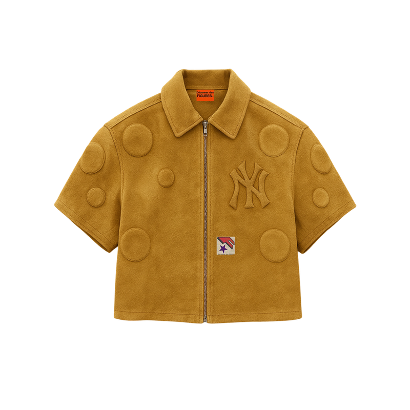 Suede Embossed Circles Shirt