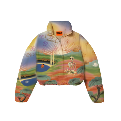 Monogram Skeleton Puffer Jacket