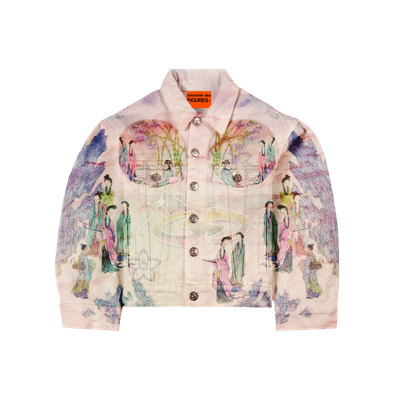 Japanese Skeleton Denim Jacket