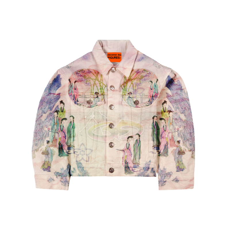 Japanese Skeleton Denim Jacket