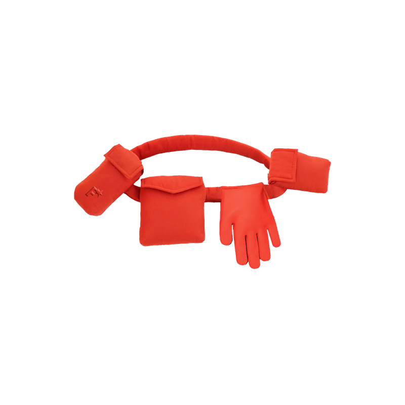 Three pocket Puffer belt